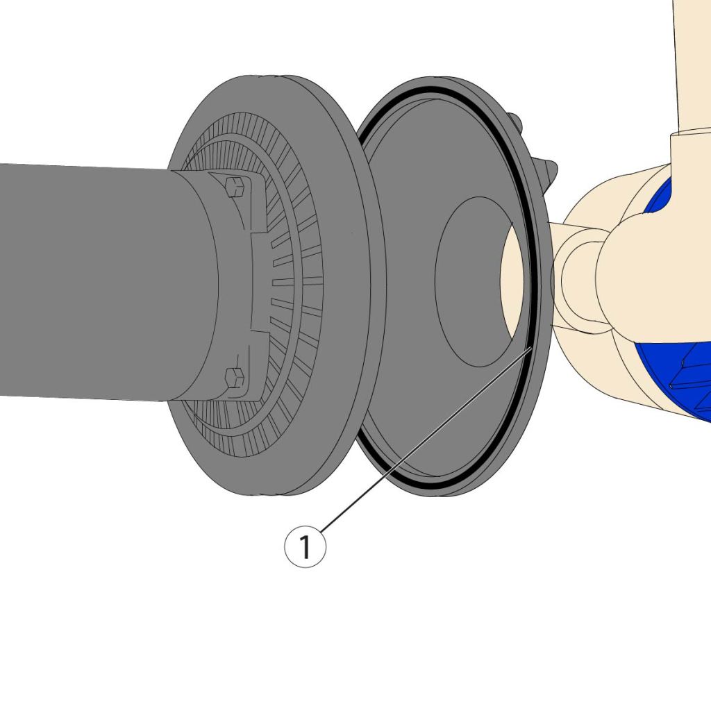 Check the compression gasket.