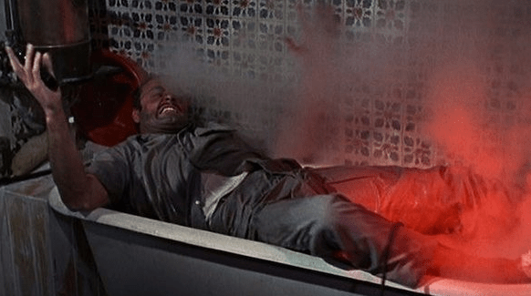 James Bond fries a guy in a bathtub because there was not GFCI plug.