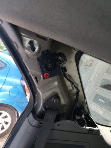 The RSS (reverse sensing system) module on a 2006 Ford Freestyle.