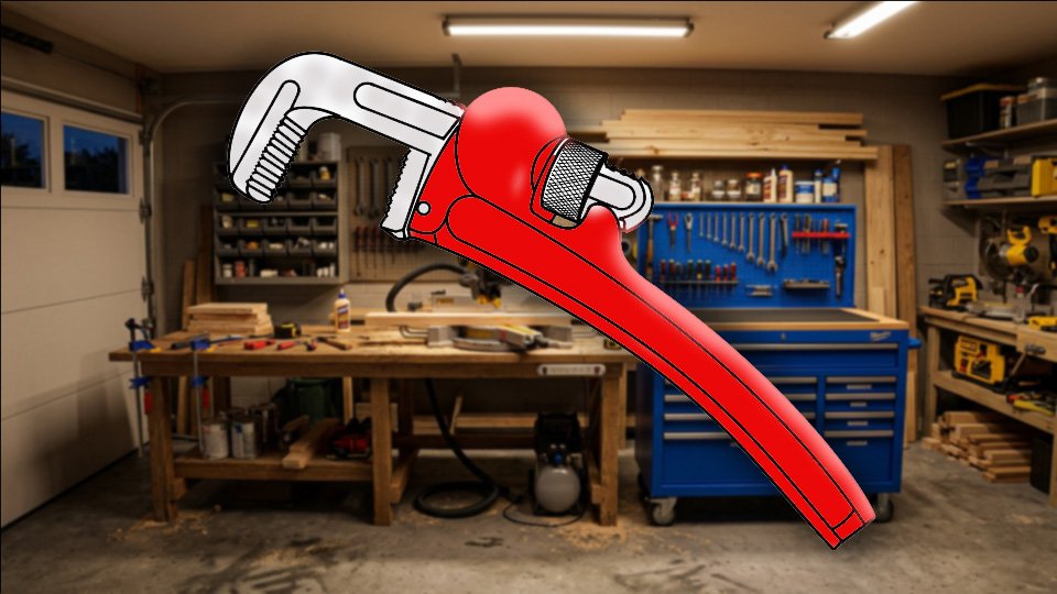 How to Use a Pipe Wrench (Or: It’s Not Upside Down, You Are)