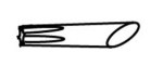A line drawing of a Torx screwdriver head