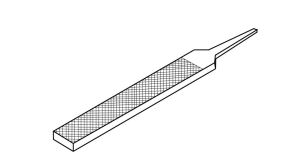 A line drawing of a flat file