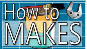 The words How to MAKES superimposed over an image of a paint can and brush while the Skip mascot looks on.