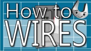 The words How to WIRES superimposed over an image of an electrical panel while the Skip mascot looks on.